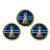 19th Royal Hussars (Queen Alexandra's Own), British Army Golf Ball Markers