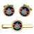 1st King's Dragoon Guards, British Army Cufflinks and Tie Clip Set