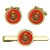 Army Recruiting & Training Division, British Army ER Cufflinks and Tie Clip Set
