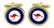 RAAF Roundel (Royal Australian Air Force) Cufflinks in Box