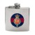 Blues and Royals Badge, British Army Hip Flask