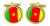 Cameroon Cufflinks in Chrome Box