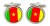 Cameroon Cufflinks in Chrome Box
