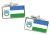 Nalchik (Russia) Flag Cufflinks in Chrome Box