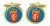 Norway Royal Crest Cufflinks in Chrome Box
