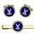 Highland Band of the Scottish Division, British Army Cufflinks and Tie Clip Set
