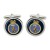 HMS Finisterre, Royal Navy Cufflinks in Box
