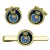 HMS Utmost, Royal Navy Cufflink and Tie Clip Set