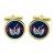 Honourable Artillery Company (HAC) Crest, British Army Cufflinks in Chrome Box