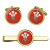 Prince Of Wales's Division, British Army Cufflinks and Tie Clip Set
