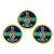 Queen's Royal Hussars, British Army ER Golf Ball Markers