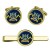 Royal Scots Dragoon Guards, British Army Cufflinks and Tie Clip Set