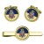 Royal Wessex Yeomanry, British Army Cufflinks and Tie Clip Set