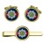 Scots Guards, British Army Cufflinks and Tie Clip Set