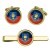 Sheffield University Officers' Training Corps UOTC, British Army Cufflinks and Tie Clip Set