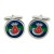 Somerset and Cornwall Light Infantry, British Army Cufflinks in Chrome Box