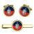 Southampton University Officers' Training Corps UOTC, British Army Cufflinks and Tie Clip Set