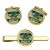 The Buffs (Royal East Kent Regiment), British Army Cufflinks and Tie Clip Set