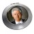 President Bill Clinton Chrome Mirror