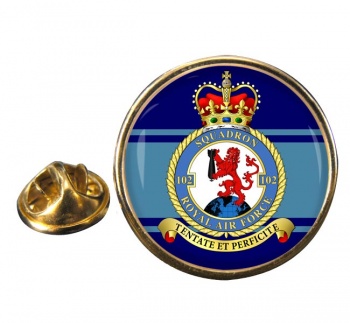No. 102 Squadron (Royal Air Force) Round Pin Badge