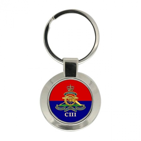 103rd Regiment, Royal Artillery, British Army ER Key Ring