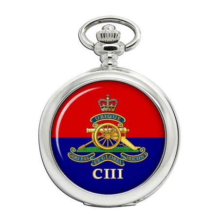 103rd Regiment, Royal Artillery, British Army ER Pocket Watch