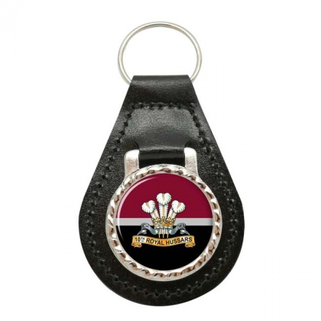 10th Royal Hussars (Prince of Wales's Own), British Army Leather Key Fob