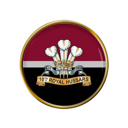 10th Royal Hussars (Prince of Wales's Own), British Army Pin Badge