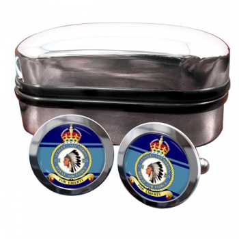 No. 121 Eagle Squadron (Royal Air Force) Round Cufflinks