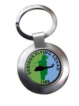 No. 1563 Flight (Royal Air Force) Chrome Key Ring