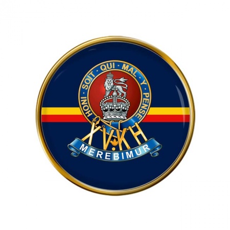 15th King's Hussars, British Army Pin Badge