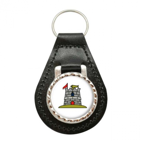 170 Infrastructure Support Engineer Group, British Army Leather Key Fob