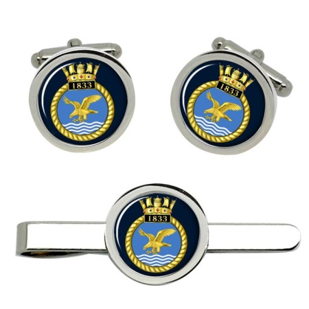 1833 Naval Air Squadron, Royal Navy Cufflink and Tie Clip Set