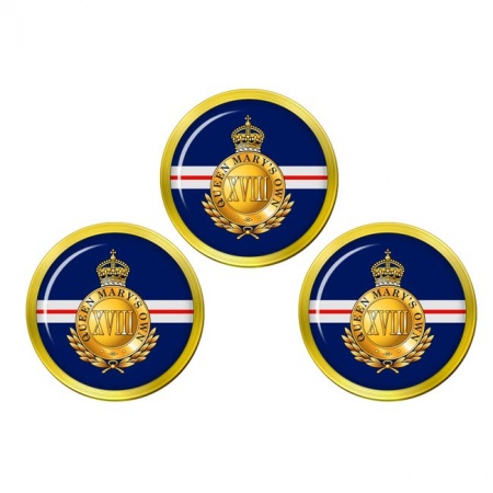 18th Royal Hussars (Queen Mary's Own), British Army Golf Ball Markers