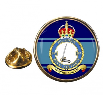 No. 197 Squadron (Royal Air Force) Round Pin Badge
