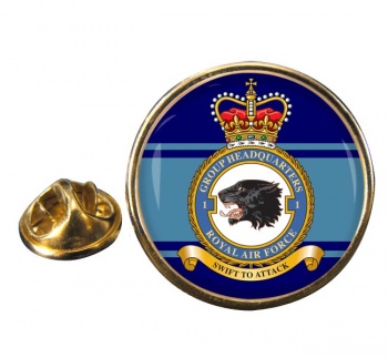 No. 1 Group Headquarters (Royal Air Force) Round Pin Badge