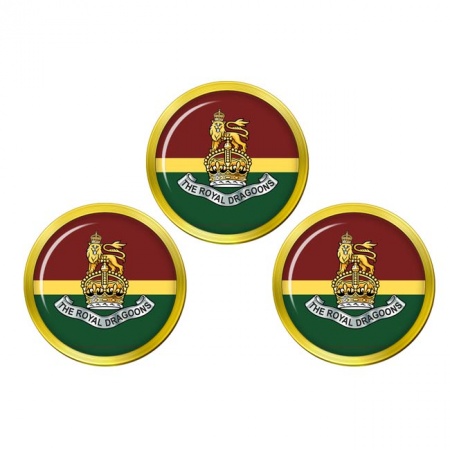 1st Royal Dragoons Badge Golf Ball Markers