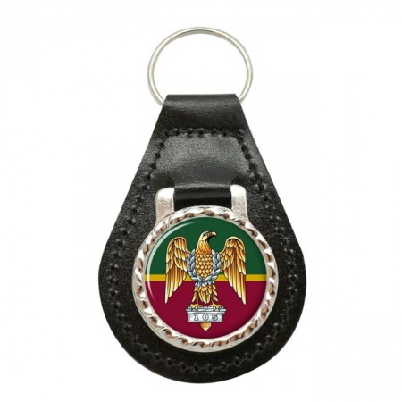 1st Royal Dragoons Eagle, British Army Leather Key Fob