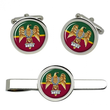 1st Royal Dragoons Eagle, British Army Cufflinks and Tie Clip Set