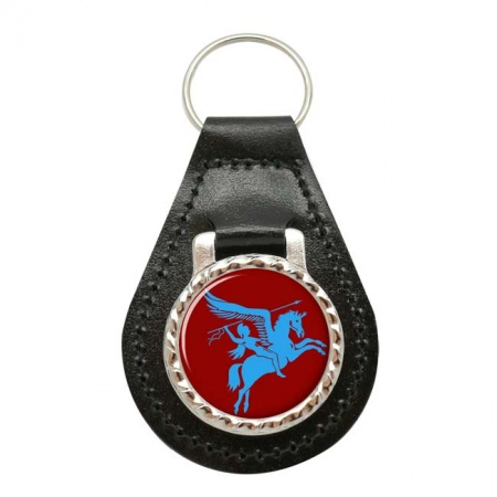 1st Airborne Division, British Army Leather Key Fob