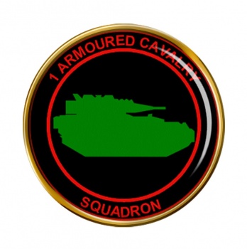 1st Armoured Cavalry Squadron (Ireland) Round Pin Badge