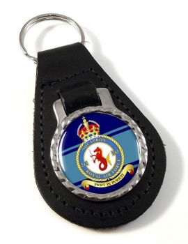 No. 243 Squadron (Royal Air Force) Leather Key Fob