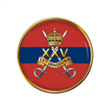 25th Dragoons, British Army Pin Badge