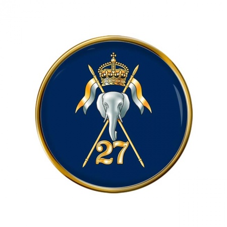 27th Lancers, British Army Pin Badge