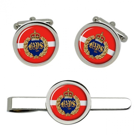 2nd Dragoon Guards The Queen's Bays, British Army Cufflinks and Tie Clip Set