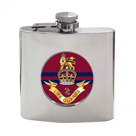 2nd Life Guards Cypher, British Army Hip Flask