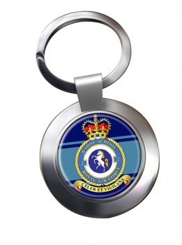 No. 2 Radio School (Yatesbury) (Royal Air Force) Chrome Key Ring