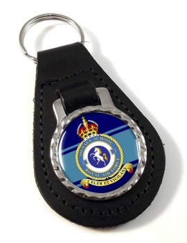 No. 2 Signals School (Royal Air Force) Leather Key Fob