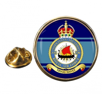No. 330 Norwegian Squadron (Royal Air Force) Round Pin Badge