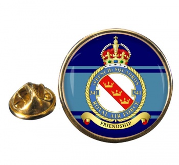 No. 341 French Squadron (Royal Air Force) Round Pin Badge